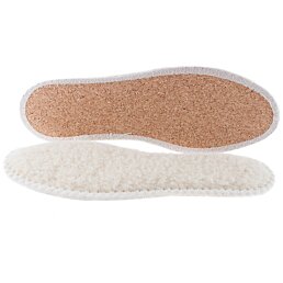 Obšívané hřejivé vložky do bot z ovčí vlny a korku, Nature - Náhled