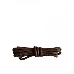 Voskované hrubé kulaté tkaničky do bot 90cm - Náhled