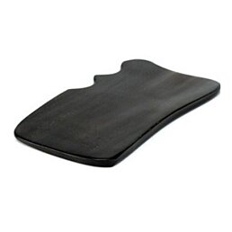 Přírodní roh masážní kámen Gua Sha ve tvaru obdélníku, 10 x 5 cm - Náhled