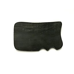 Přírodní roh masážní kámen Gua Sha ve tvaru obdélníku, 10 x 5 cm