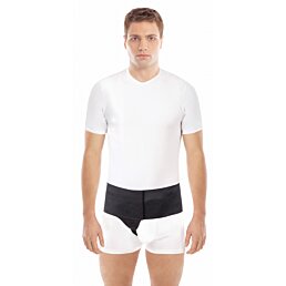 Jednostranný pás na slabinovou kýlu "AXILMAX" O-1408, pravý, černý