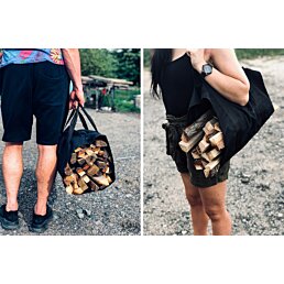 Taška na krbové dřevo 100x45cm - Náhled