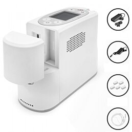 Přenosný kyslíkový koncentrátor s baterií, Kingon P2, 2 x Li-ion 6,8 Ah, 5L/min, 96%