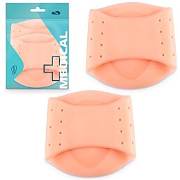 Podpora klenby chodidla - silikonové tlumící bandáže na chodidla, 1 pár (2 ks)