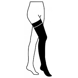 Kompresní stehenní punčochy lem Avicenum 360, L, dlouhé, s špičkou - Náhled