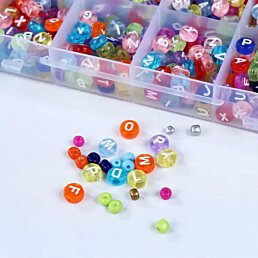 Barevná korálková sada pro děti - 4200 prvků pro nekonečnou tvůrčí zábavu, 34mm - Náhled