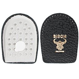 Korekční podpatěnky - kožené 1/pár - černé