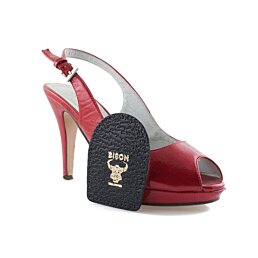 Korekční podpatěnky - kožené 1/pár - černé - Náhled