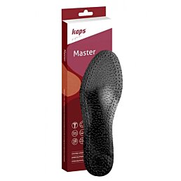 Ortopedické kožené vložky do bot černé Master Black