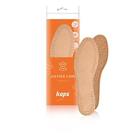 Pánské kožené vložky do bot s korkem, Leather Cork