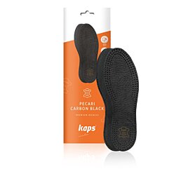 Kožené vložky do bot Pecari Carbon Black - dámské