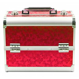 Kosmetický kufřík 30,5 x 20,5 x 25 cm červený - Náhled