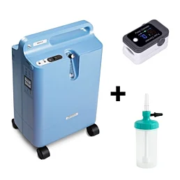 Kyslíkový koncentrátor pro domácí použití EverFlo + Pulzní oxymetr