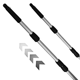 Hliníková teleskopická tyč - ometač se závitem 6m - Náhled