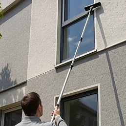 Nástavec na teleskopickou tyč – stěrka na okna s houbou 37 cm - Náhled