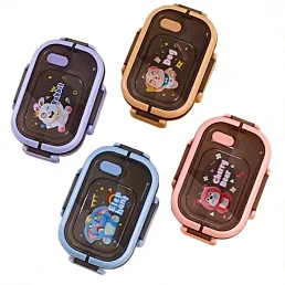 Dětský obědový box s příborem a úchyty na přenos Pets - Náhled