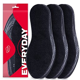 Sada 3 párů protipotních zimních vložek do bot z fleece 32-46, ColdFit, EU (32-46)