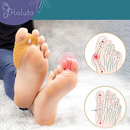 Silikonové oddělovače prstů na hallux valgus s klínem