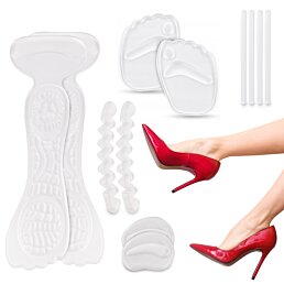 Sada příslušenství na dámskou obuv, na odřeniny a puchýře, 10 ks