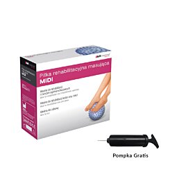 Masážní rehabilitační míč MIDI - 20 cm - Náhled