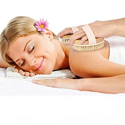 Masážní kartáč na tělo ECO dřevěný - Body Brush MBB20 - Náhled