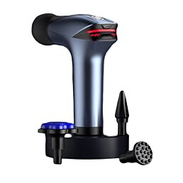 Masážní pistole se 4 nástavci - HB - 001