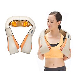 Masážní Shiatsu přístroj s infračerveným vyhříváním – Relax pro celé tělo