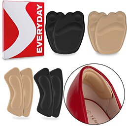 Sada náplastí proti oděru paty - pěnové, 4 komplety