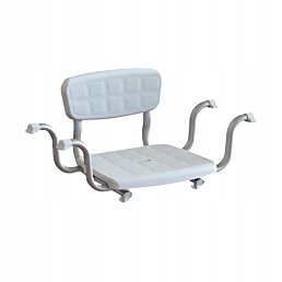 Závěsná sedačka na vanu - s opěrkou a madly KING-BSB-20