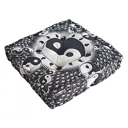 Meditační podsedák Jin Jang čtverec, 44 x 44 x 9 cm