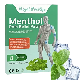 Chladivé náplasti proti bolesti s mátou peprnou