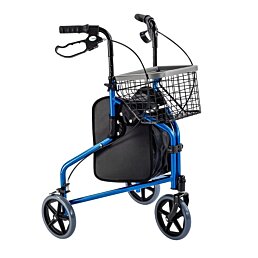 Hliníkové trojkolečkové chodítko RTA 891L, modré