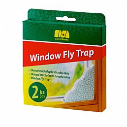 Okenní mucholapka do rohu – Diskrétní a účinná ochrana proti hmyzu 2 ks - Náhled