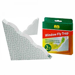 Okenní mucholapka do rohu – Diskrétní a účinná ochrana proti hmyzu 2 ks
