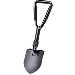 Multifunkční skládací lopatka 58 cm, černá