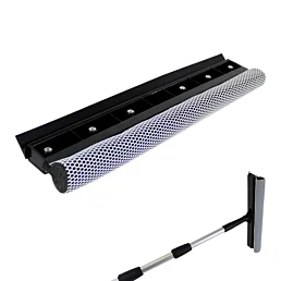 Teleskopická tyč s stěrkou na čištění oken - hliníkové tělo, 4 m - Náhled