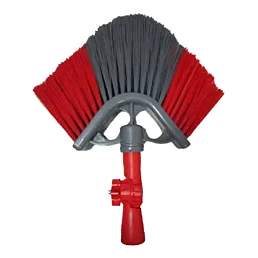 Náhradní hlavice pro trojúhelníkový mop – červená, s kloubem