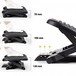 Univerzální opěrka na nohy s nastavitelným sklonem, ErgoRelax - Náhled