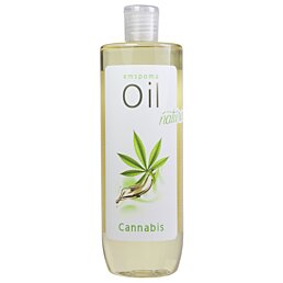 Profesionální přírodní masážní olej NATURA CANNABIS 500 ml, konopný