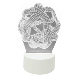 Noční LED svítidlo 230V - 3D hologram