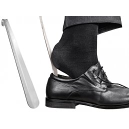 Dlouhý kovový obuvák na boty dlouhý 52cm - Náhled