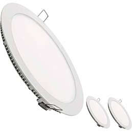 Kulatý zapuštěný LED světelný panel 23 x 23 cm, 20W