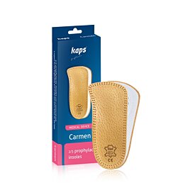 Ortopedické 2/3 kožené vložky do bot Carmen