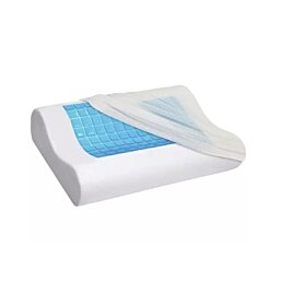 Ortopedický polštář s paměťovou pěnou s chladicí gelovou výplní, 34 x 54 cm