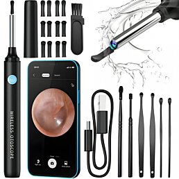 Otoskop s HD kamerou na čištění uší s vyhřívaným hrotem, Odstraňování ušního mazu - Náhled