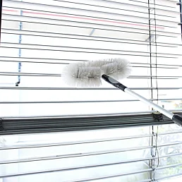 Oválný nástavec na teleskopickou tyč – prachový kartáč na stěny a stropy 38 x 20 cm - Náhled