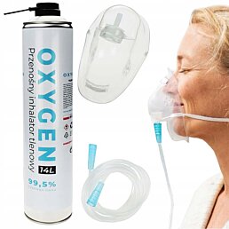 Přenosná kyslíková láhev Oxygen 99,5% 14 l – 14L