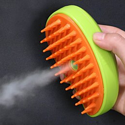 Parní elektrická kartáč na srst pro psy a kočky ve tvaru slzy JY-11 - Náhled