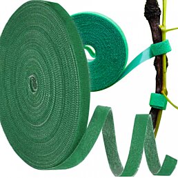 Praktická zahradní páska ze suchého zipu na upevnění rostlin, 5m - Náhled