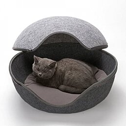 Pelíšek pro kočky a malé psy z kvalitního filcu, Pet Nest - Náhled